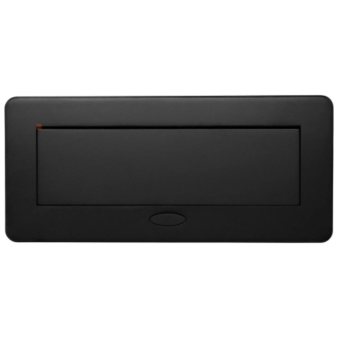 Gniazdo chowane w blat ATOM 26 LITE 2xUSB Czarne Emuca