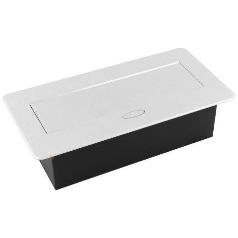 Gniazdo chowane w blat KOMBIBOX bez kabla Białe