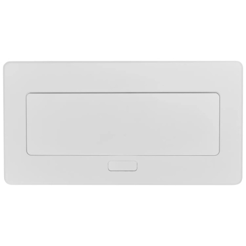 Gniazdo meblowe MULTISOFT wpuszczane w blat 2x gniazdo z uziemieniem, USB A+C RJ45 HDMI 2.0 GTV białe