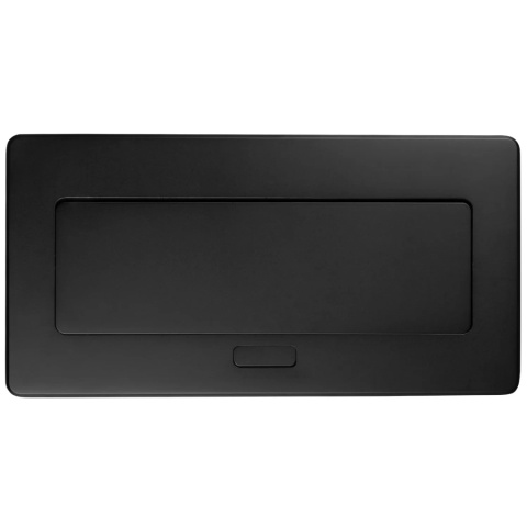 Gniazdo meblowe MULTISOFT wpuszczane w blat 2x gniazdo z uziemieniem, USB A+C RJ45 HDMI 2.0 GTV czarne