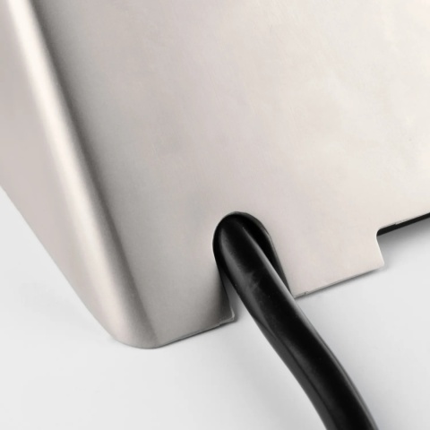 Gniazdo meblowe Sofito z mocowaniem USB A+C, kabel 1,5m - inox