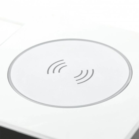 Gniazdo wpuszczane chowane w blat AVARO PLUS z USB Białe GTV