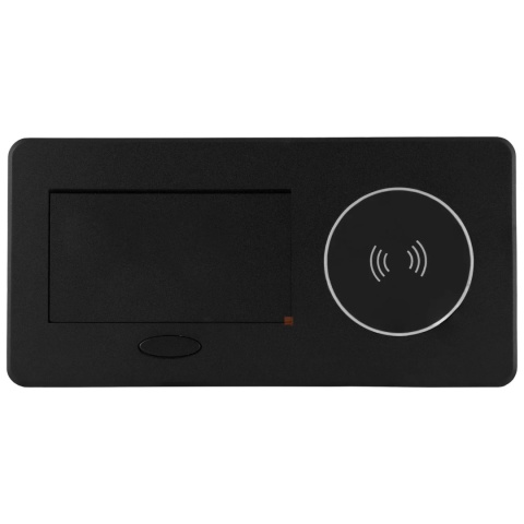 Gniazdo wpuszczane chowane w blat AVARO PLUS z USB Czarne GTV