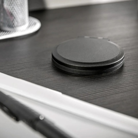 Gniazdo wpuszczane chowane w blat CHARGER PLUS Czarne GTV