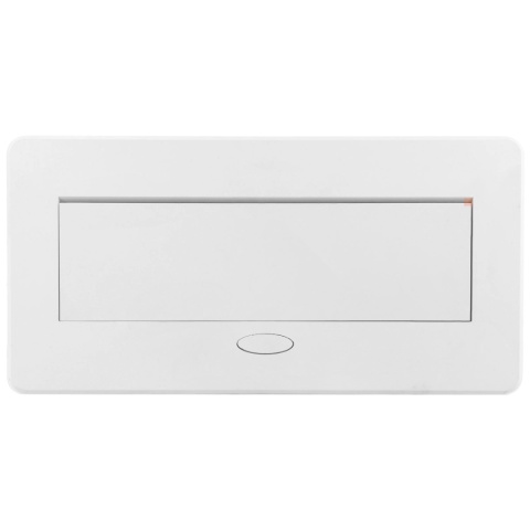 Gniazdo wpuszczane chowane w blat KOMBIBOX Białe z USB