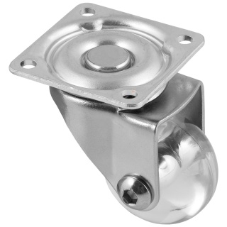 Kółko meblowe BRAZYLIA 35mm Przezroczyste GTV