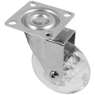 Kółko meblowe BRAZYLIA 50mm Przezroczyste GTV