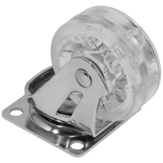 Kółko meblowe SHIFT 50mm Przezroczyste GTV