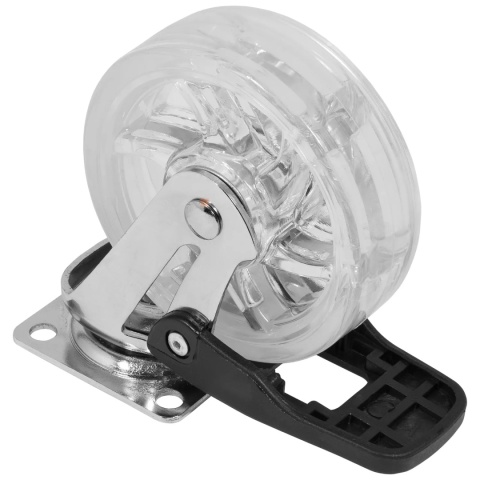 Kółko meblowe SHIFT 75mm Przezroczyste GTV