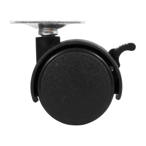Kółko meblowe obrotowe z hamulcem 40mm Czarne Amix