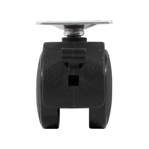 Kółko meblowe obrotowe z hamulcem 40mm Czarne Amix