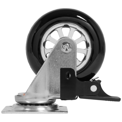 Kółko meblowe z hamulcem BRAZYLIA 50mm Czarne GTV