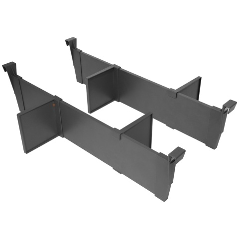 Organizer przegroda do szuflady 600mm Antracyt Emuca