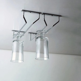 Uchwyt na kieliszki L-340mm wieszak Chrom Emuca