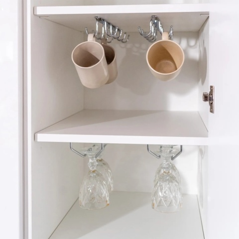 Uchwyt na kieliszki L-340mm wieszak Chrom Emuca