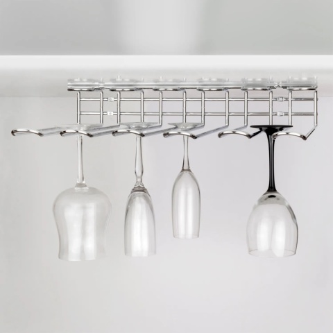 Wieszak na kieliszki 5 rzędów Supra Chrom Emuca