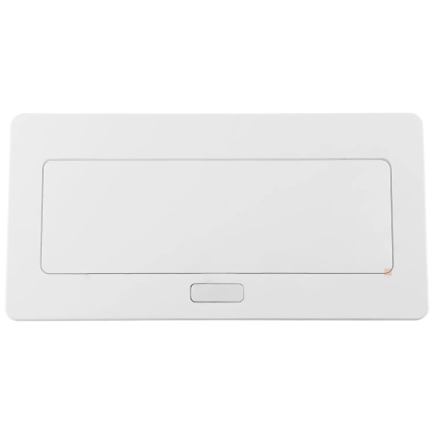 Gniazdo wpuszczane chowane w blat SOFTBOX z USB Białe GTV