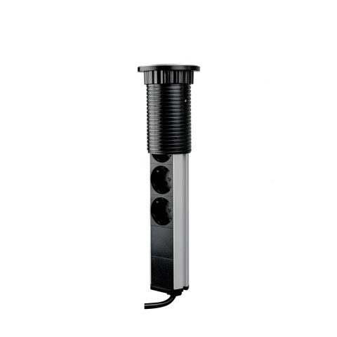 Gniazdo wpuszczane chowane w blat Vertikal USB A+C Emuca