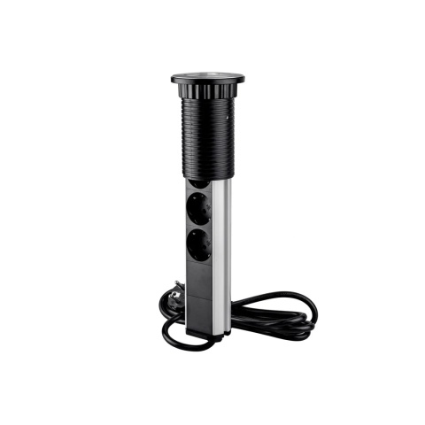 Gniazdo wpuszczane chowane w blat Vertikal USB A+C Emuca