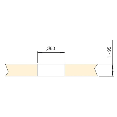 Gniazdo wpuszczane chowane w blat Vertikal USB Czarny Emuca