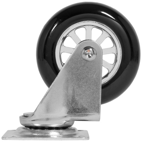 Kółko meblowe BRAZYLIA 75mm Czarne GTV