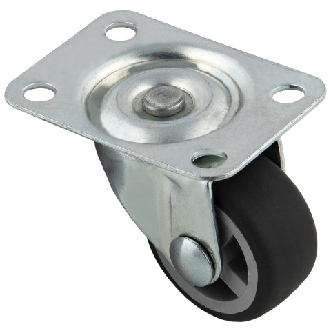 Kółko meblowe gumowe LKG fi 30mm Grafit Leba