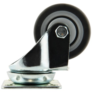 Kółko meblowe gumowe LKG fi 50mm Grafit Leba