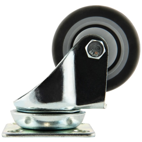 Kółko meblowe gumowe LKG fi 50mm Grafit Leba