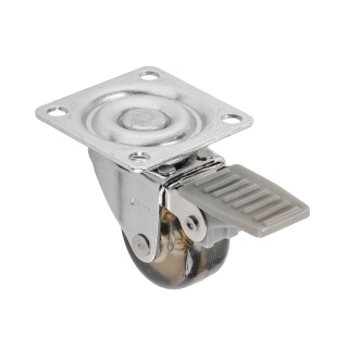 Kółko meblowe z hamulcem KMA 35mm Brązowe GTV