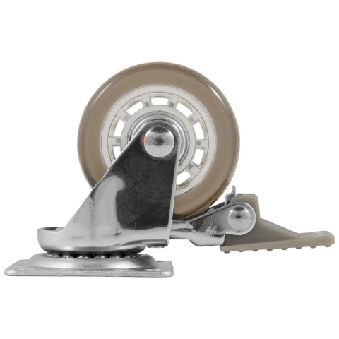 Kółko meblowe z hamulcem KMA 50mm Brązowe GTV