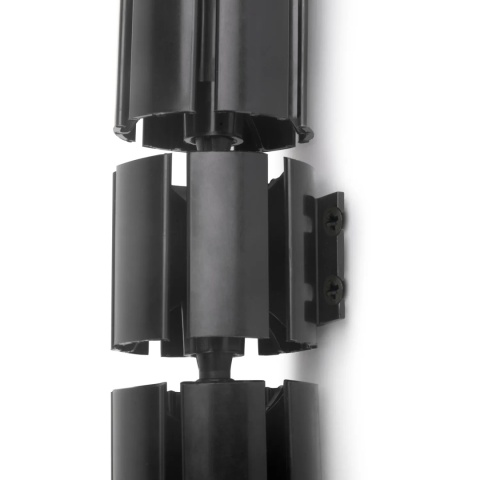 Kręgosłup kablowy modułowy HEXA Czarny Emuca