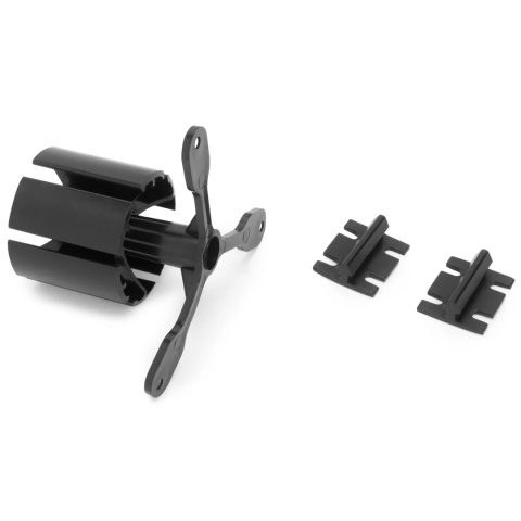 Kręgosłup kablowy modułowy HEXA Czarny Emuca