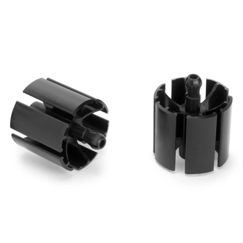 Kręgosłup kablowy modułowy HEXA Czarny Emuca