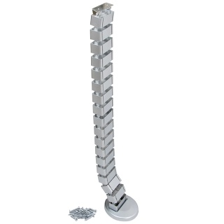 Kręgosłup kablowy modułowy PIPE 4 Aluminium Emuca