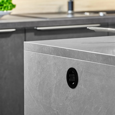 Listwa zasilająca wpuszczana fi 54mm One Emuca