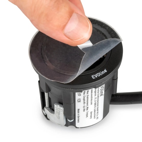 Listwa zasilająca wpuszczana fi 54mm One Emuca