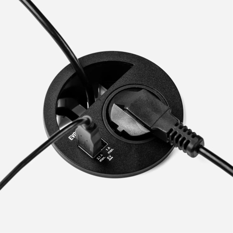 Listwa zasilająca z gniazdkami fi 80mm Circle Emuca