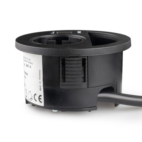 Listwa zasilająca z gniazdkami fi 80mm Circle Emuca