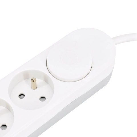 Przedłużacz listwa zasilająca 3 gniazda 2m 2xUSB Bemko