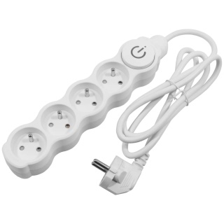 Przedłużacz listwa zasilająca 4 gniazda 5m z wyłącznikiem Bemko