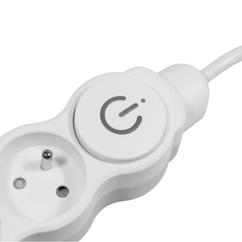 Przedłużacz listwa zasilająca 4 gniazda 5m z wyłącznikiem Bemko