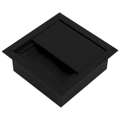 Przepust kablowy aluminiowy kwadratowy 80x80mm Czarny