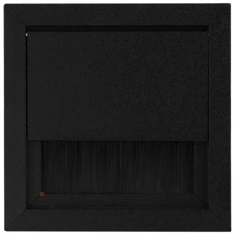 Przepust kablowy aluminiowy kwadratowy 80x80mm Czarny