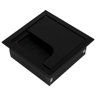 Przepust kablowy aluminiowy kwadratowy 80x80mm Merida czarny