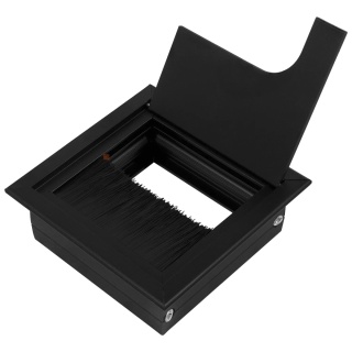 Przepust kablowy aluminiowy kwadratowy 80x80mm Merida czarny