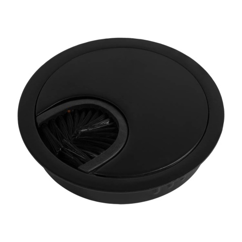 Przepust kablowy aluminiowy okrągły przelotka fi 60mm Czarny