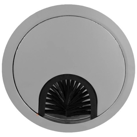 Przepust kablowy aluminiowy okrągły przelotka fi 80mm Aluminium