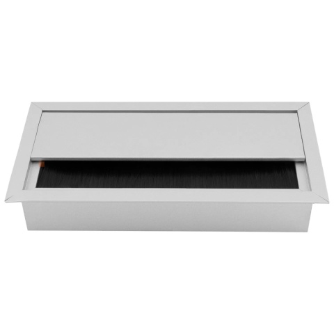 Przepust kablowy aluminiowy prostokątny 160x80mm Aluminium