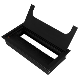 Przepust kablowy aluminiowy prostokątny 160x80mm Merida czarny