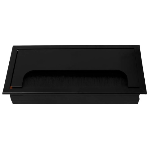 Przepust kablowy aluminiowy prostokątny 160x80mm Merida czarny